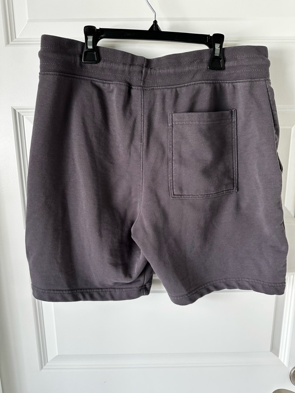 YoungLA Men's Drawstring Fleece Shorts - Charcoal, Size XL - Picture 2 of 6